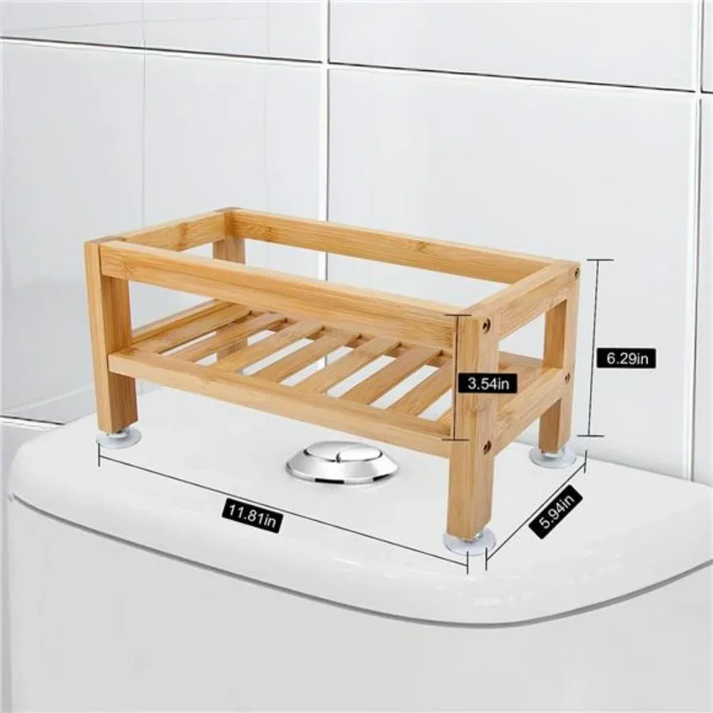 Bathroom Organizer Bamboo Shelf Over The Toilet Storage Cabinet Kitchen